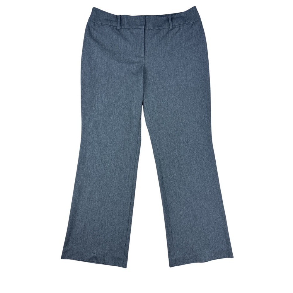 LOFT Curvy Dress Trouser Pants Bootcut Charcoal Gray Size 14